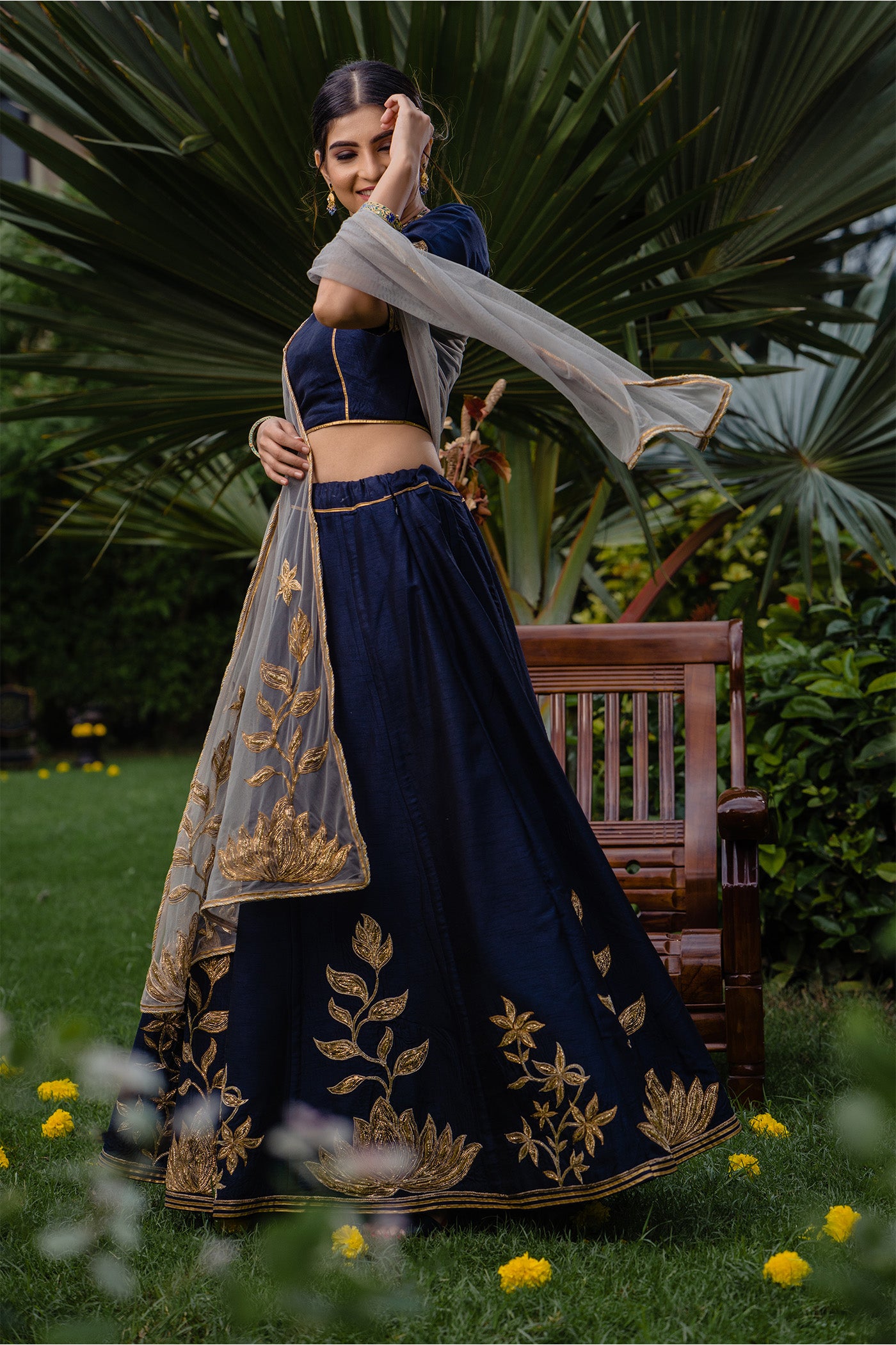 Buy Blue Lehenga Choli Dupatta Indian Designer Lengha Custom Stitched Made  to Order for Women Exclusive Wedding Party Wear Ethnic Dress Online in  India - Etsy